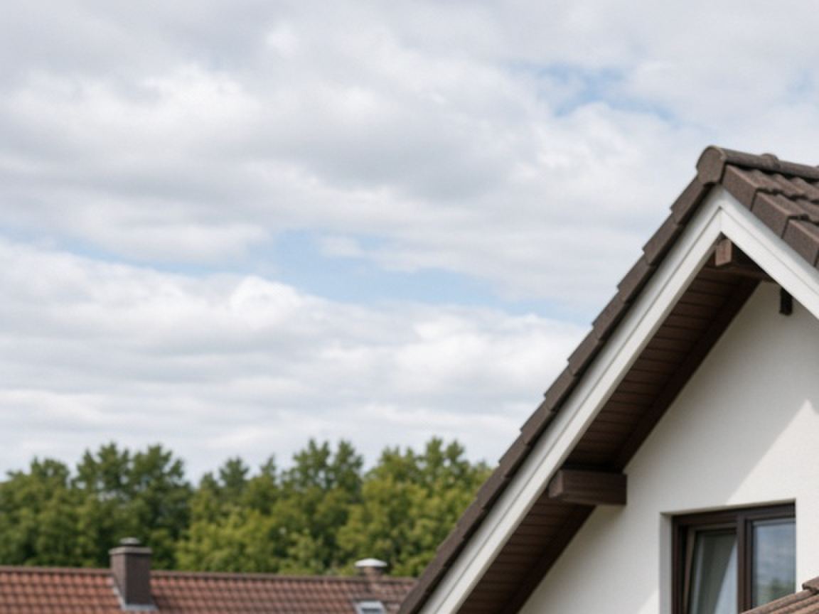 Fachkraft installiert Photovoltaikmodule auf einem Wohnhaus